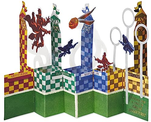 American Greetings Pop Up Harry Potter Geburtstagskarte (Quidditch)