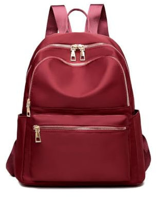 Narunii Sacs à Main Portés Dos Femme,Sac à Dos pour Femme,Petit Sac à Dos pour Femme Fille Convient aux femmes filles pour une utilisation quotidienne (Style 1,Rouge)