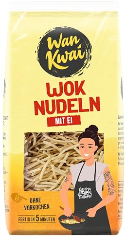 Wan Kwai Wok-Nudeln 250g: Wokgenuss mit echten Eiern, blitzschnell zubereitet für köstliche Pfannengerichte. Einfach, lecker, asiatisch!