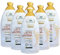 Bagnodoccia Phyto Latte, LATTE D'AVENA, Idratante Con Phyto-Estratto Di Avena. 0% Coloranti, Paraffina, Parabeni e Siliconi 500ml (6 Flaconi)