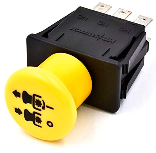 HD Switch Interrupteur de prise de force d'embrayage à lame 20 A pour tracteurs de jardin John Deere S130 S140 S160 S170 S180