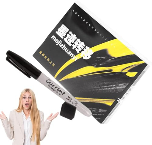 Duroecsain Rotulador mágico, bolígrafo mágico – tinta de transferencia de accesorios mágicos – Marks Transfer Fun Magic Props, Fun Ink Transfer Magic Toy Juguetes para niñas, niños, niños