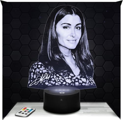 Lampephoto.fr - Lampada 3D Jenifer Decorazione Cantante Varietà Francese Idea Regalo Uomo Donna oggetto Jeniferro Luce Notturna Tattile, Adulto Deco Camera Idea Regalo Natale Uomo Donna Originale