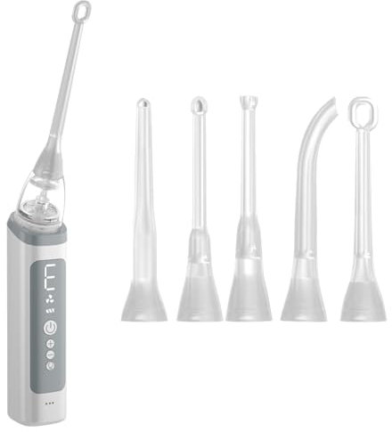 IINCOOY Elektronisches Set Zur Entfernung Von Mandelsteinen, Vakuum Zur Entfernung Von Mandelsteinen, Automatischer Mundpflege-Mundreiniger, Mandelreiniger