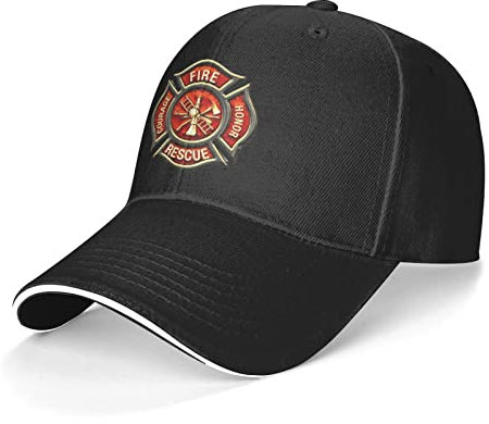 Snapback Cap Feuerwehr & Rettung Malteserkreuz Baseball Kappe Vintage Mützen Einstellbare Mütze Sport Für Urlaub Must Haves Club Outdoor
