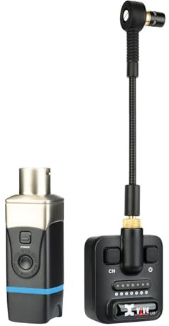 Xvive - U9 - Sistema microfonico wireless digitale per violini/viole