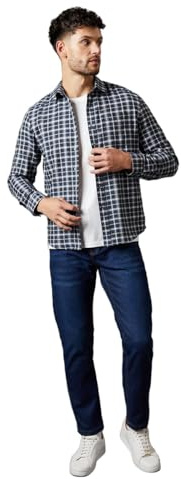 Burton Indigo Stretch Slim Fit Jeans, 36R, Indigo
