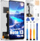 ARSSLY LCD Schermo per Xiaomi Redmi Note 13 PRO 4G LCD Display per Redmi Note13 PRO 4G 23117RA68G 2312FPCA6G Display Touch Screen Digitizer Ricambio Assembly + Riparazione Kit (Nero, 6.67)