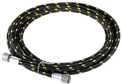 Professional 1.8m Flexible Airbrush Hose with Quick Connector, Nylon Braided Compressor Hose for Iwata, Devilbiss, Master
