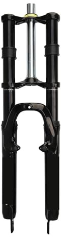 Generico Forcella Ammortizzata Compatibile con Doppio Freno for Mountain Bike da 20/24/26 Pollici(24 inch)