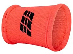 CEP Core Run Schweißband Handgelenk – Unisex Schweissband mit hoher Komfort und sicherer Sitz – atmungsaktive Fitness-Schweißbänder für Sport, Laufen & Training – Einheitsgröße – Neon Koralle