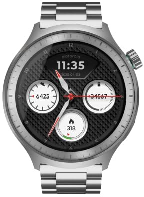 Moto Watch Premium Silver+Herbal Garden