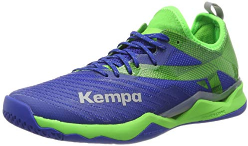 Kempa WING LITE 2.0, Herren Handballschuhe, Blau (Azur/Vert Printemps 01), 42½ EU (8.5 UK)