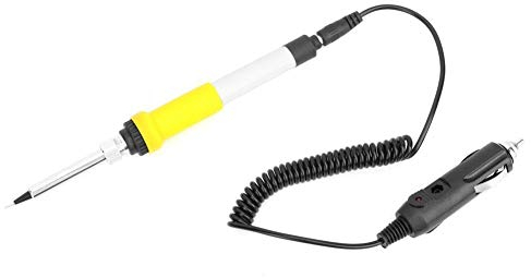 Saldatore elettrico, DC 12V 60W portatile auto SUV saldatore di precisione professionale, con spina accendisigari, per la riparazione di saldatura esterna, riparazione di cablaggio