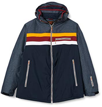 Killtec Herren Tirano MN Ski Jckt A Funktionsjacke Mit Abzippbarer Kapuze Und Schneefang, dunkelnavy, L