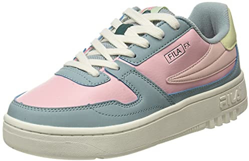 FILA FXVentuno kids Unisex-Kinder Sneaker, Blau (Gray Mist/Peach Blush), 38 EU