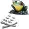 Acefrog Ersatz Gummikits für Oakley Flak Jacket/Flak Jacket XLJ Sonnenbrillen - Grau