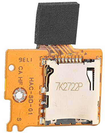 PUSOKEI Reader Board Memory Card Slot Socket Replacement for Switch console, SD TF Card Slot Socket Reader Board