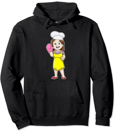 Panadera Panaderia Guantes de cocina Gorro de cocinero Sudadera con Capucha