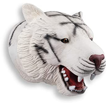 Wild Play Puppen – Weißer Tiger von Deluxebase Kindertier Handpuppe Spielzeug