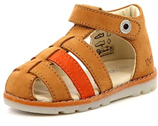 Nonopi, Sandales Garçon, Camel Orange, 24