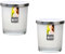 Maxi Duft-Kerzen-Glas Windlicht Aroma-Kerze 110/95 mm mit Deckel | 2er Set Anti Tabacco