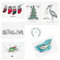 Ligarti® Postkarten Set I nachhaltige Grußkarten | Karten für Weihnachten | auf Premium Bambuspapier I Nikolaus, Christmas
