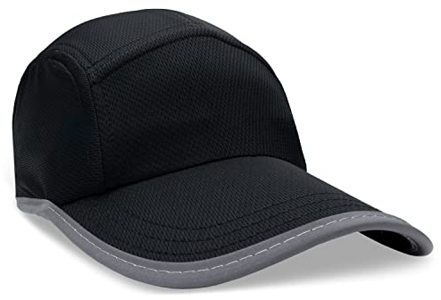 Headsweats Unisex-Erwachsene Performance Race Hat Baseball Cap für Laufen und Outdoor Lifestyle Baseballkappe, Schwarz reflektierend, Einheitsgröße