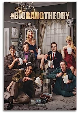 The Big Bang Theory Fanart Leinwand Kunst Poster Und Wandkunst Bilddruck Moderne Familienzimmer Dekor 12x18inch(30x45cm)