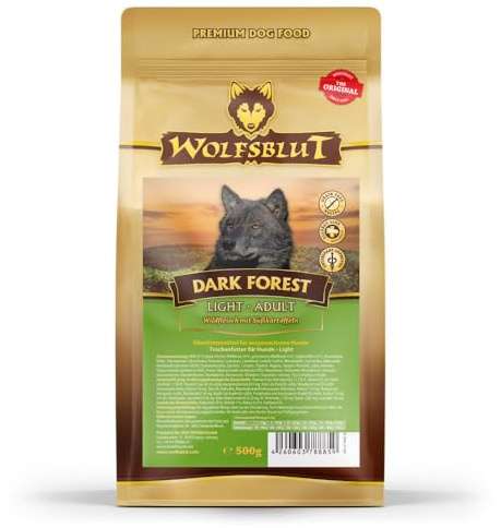 Wolfsblut Dark Forest Light Trockenfutter mit Jagdfleisch und Süßkartoffeln - Light