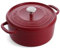 GreenPan Featherweights Healthy Ceramic Non-Stick Dutch Oven, 22 cm/3 Litre, Cast Iron Casserole Dish with Lid, PFAS-Free, Induction, Oven Safe, Red