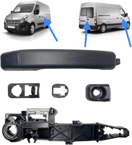 Interior Mechanism + Door Handle Front Right (Passenger Side) or Left Sliding Door (Driver Side) or Rear Swing Door Compatible Master 3 Movano B NV400 806069981R 806064162R