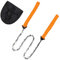 7WUNDERBAR Handkettensäge aus Carbonstahl Kettensäge mit Gürteltasche Gartensäge AST Säge Taschensäge Drahtsäge für Camping Outdoor Survival Saw, Baum Holz Schneiden 65cm(33 Zähnen)
