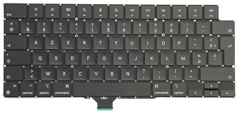 Clavier FRANÇAIS AZERTY pour Apple MacBook Pro 14 M1 A2442 EMC 3650