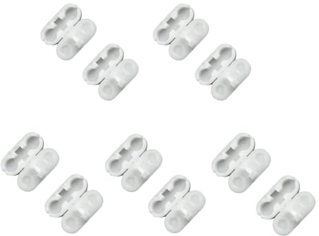 10 Stück Kunststoff-Kettenverbinder, Rollo-Kette, Rollo für Vorhänge, Kordelverbinder, Clips, Ersatzrollo, Rollerball, modisches Design, Jalousien