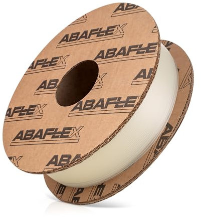 ABAFLEX PLA Filament 1.75 mm, 750g, EKO Spule 64mm, Natur, Toleranz ±0.019mm, Perfekte Präzision, HIGH-TECH EU Prod., 3D-Druckmaterialien
