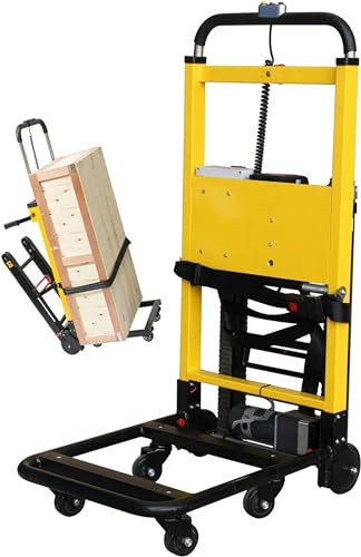 440 lbs/ 200 kg Elektro-Aluminium-Klapp-Handkarre, Materialhandhabungswagen, 6-Räder-Gepäckwagen-Transportwagen zum Bewegen von Bürowagen zum Bewegen von Treppensteigen, Logistikve-1pc