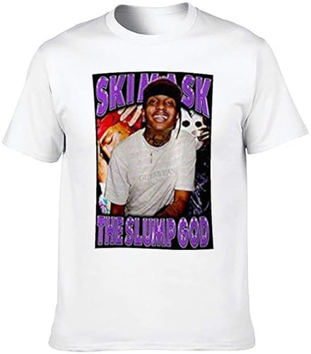 DDD Ski Mask The Slump God Hip Hop Rap T Shirt White 3XL