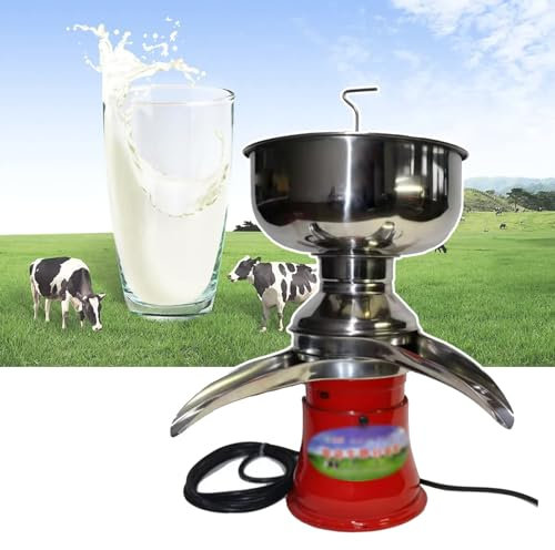 Separatore Centrifugo Per Crema Di Latte Elettrico, Separatore Di Burro Per Crema In Acciaio Inossidabile, Separatore Di Latte Vaccino Di Capra Da 50 L/H