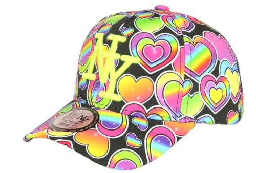 Hip Hop Honour Fullhearts - Cappellino da bambino giallo fluo rosa, da 7 a 12 anni, taglia unica, colore: giallo, ragazzo, giallo, taglia unica