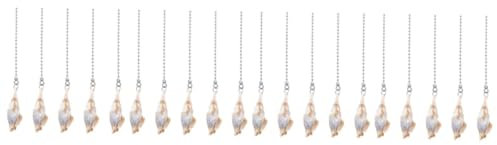 HOMSFOU 20 Stk Lüfterschalter-Reißverschluss tischlampe billardtisch lampe lampenkette retro deko Deckenventilatoren Deckenlampe Zugkette zum Aufhängen Zugkette für Beleuchtungskörper Harz