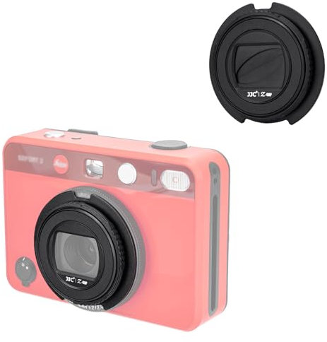 JJC Objektivschutzdeckel für Leica Sofort 2 Digital- und Sofortbildkamera (Aufnahme ohne Entfernen des Objektivdeckels)