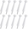 AmazonBasics 10-Piece Unfinished Shaker Pegs - 2.9 Wood Wall Mounted Coat Hanger