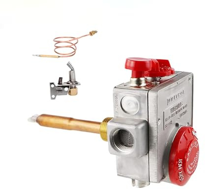 110-326 Gas Water Heater Valve,Natural Gas Water Heater Thermostat, Water Heater Replacement Parts Gas Control Valve with 1-3/8 Shank, 3-1/2 W.C
