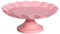 Alzata per Torte Rosa con Piede Alto per Matrimoni - Simpatico Espositore per Dessert in Ferro - Disponibile Nelle Misure Piccolo, Medio e Grande - per Dolci e Celebrazioni