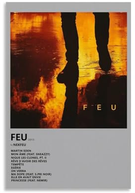 DOWSBLOGO NekfeuCanvas Poster Cover Druck, Jugendwohnheim, Dekoration, Poster, dekoratives Malposter, ästhetische Leinwand, Wandkunst, Mädchen und Jungen, 60 x 90 cm, ungerahmt, 14