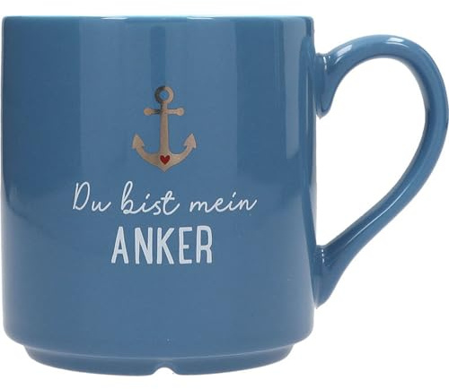 Depesche 0013594-004 Lieblingsbecher Motiv Nr. 4, Henkeltasse mit Spruch, 300 ml, aus Porzellan, teilweise mit Goldfolie und Innendruck