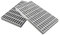 Panneau de caillebotis en acier galvanisé robuste – Grille de sol antidérapante en métal pour passerelles industrielles et couvercles de drainage, 100 x 30 x 3 cm