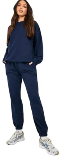 Women's Tracksuit, Available UK Sizes 8-16, Fleece, Oversized Fit, Machine Washable, Multicolour