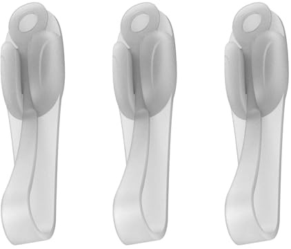 Zanthicia Support de Bas de noël sans Outils, 3 pièces, regroupeur Cordons, adhésif en Gel silice, Support Douille sans poinçon, cintres Guirlande, E